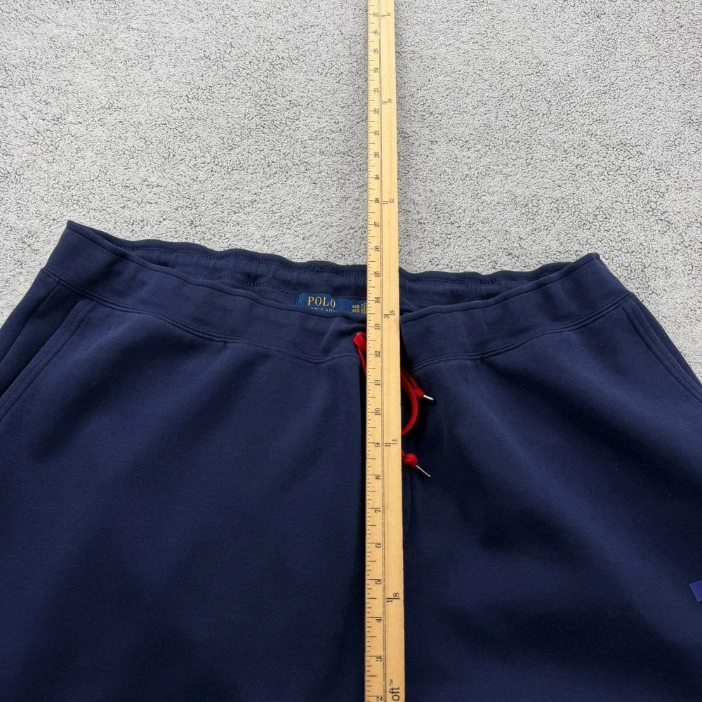 Polo Ralph Lauren Sweatpants Mens 4XB Big Navy Blue Double Knit Logo Jogger Pant